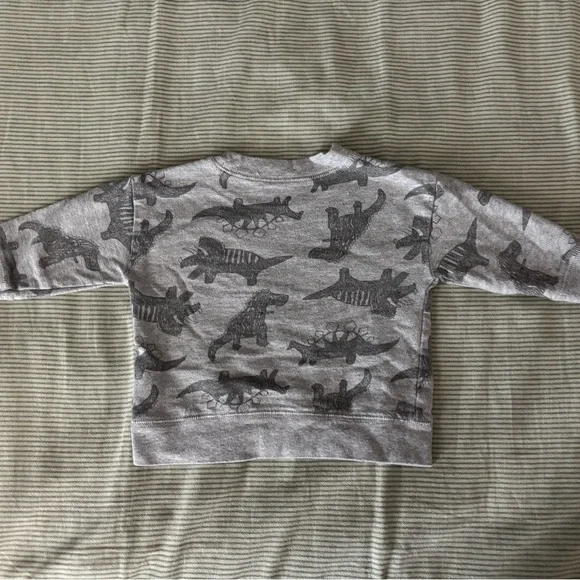 Gray and Green Dinosaur Baby Outfit Set - Picture 7 of 7